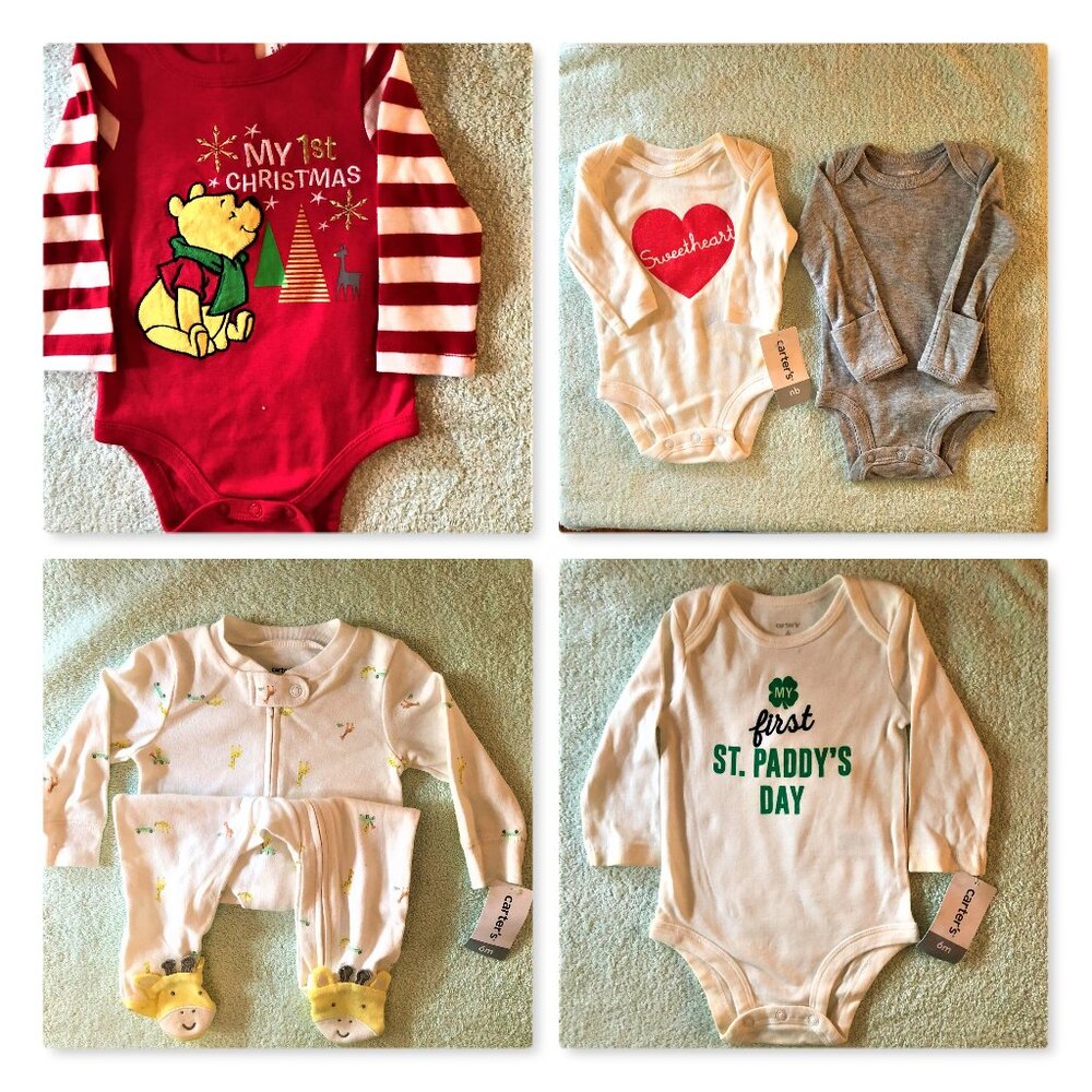 Bundle of Onesies - Newborn to 6 mo - NEW
